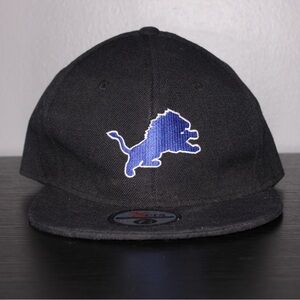 NFL Detroit Lions Flat Bill Fitted Hat By Xers Premium Headware- 7 1/4